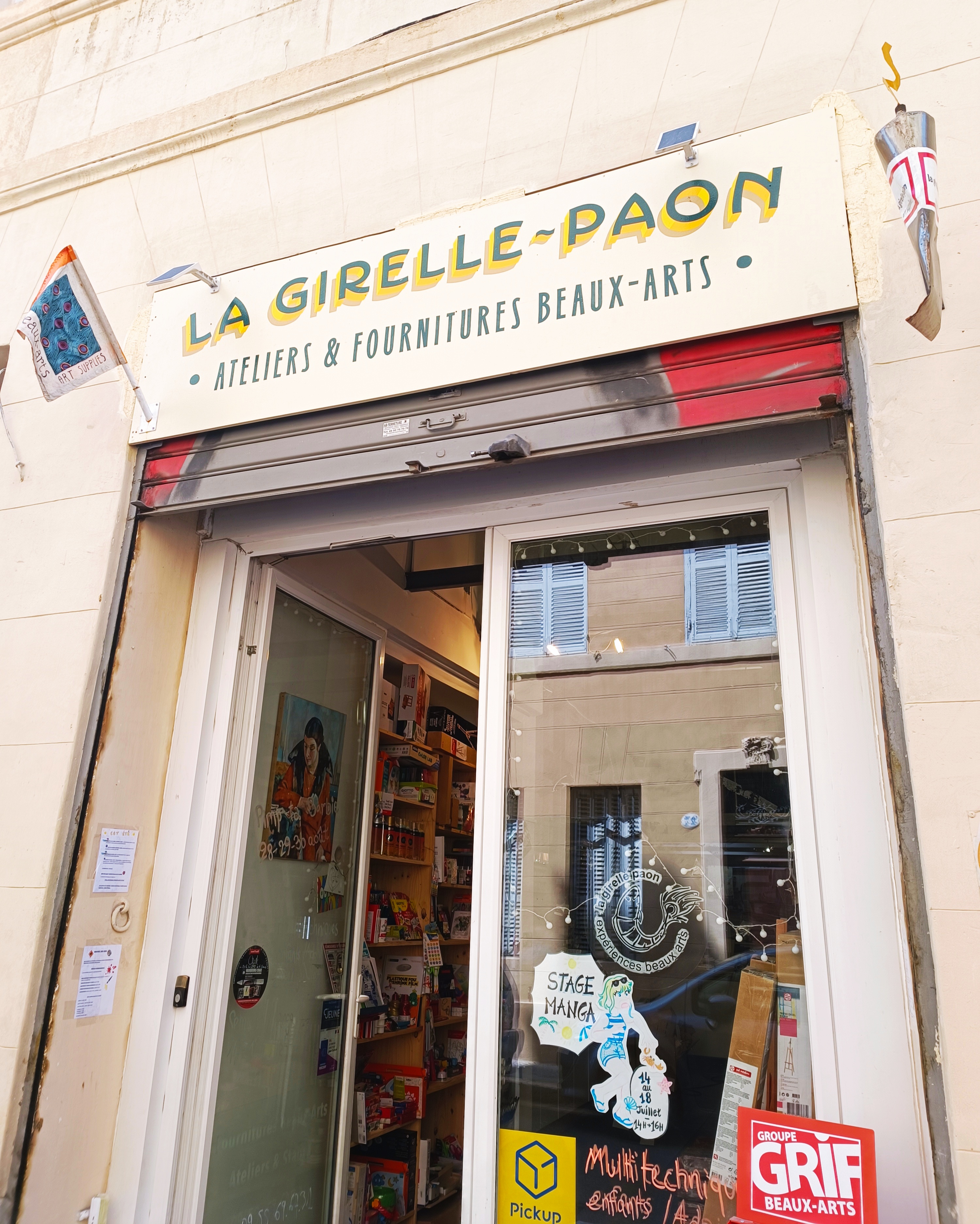 Façade La Girelle-Paon, Marseille